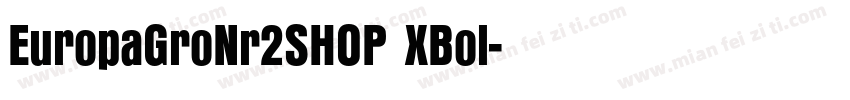 EuropaGroNr2SHOP XBol字体转换
